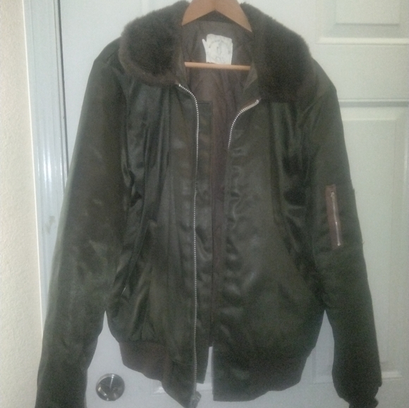 Vintage Naval flight jacket sz Large - Picture 11 of 11